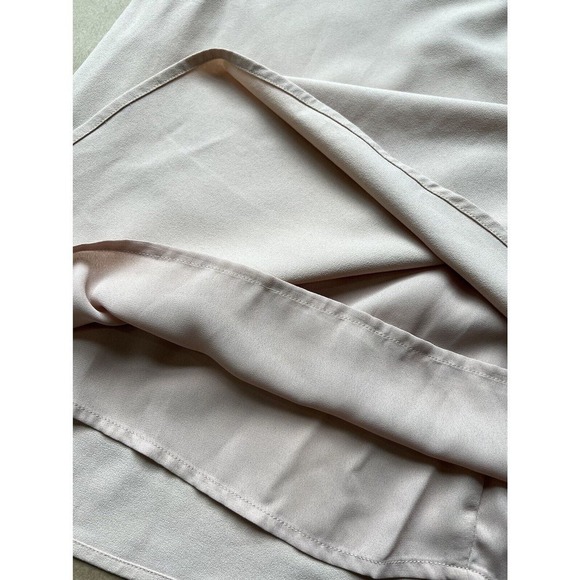 J.O.A. Kali Blush Pink Off-the-Shoulder Mini‎ Dress Size Small Bishop Sleeve - Picture 7 of 7